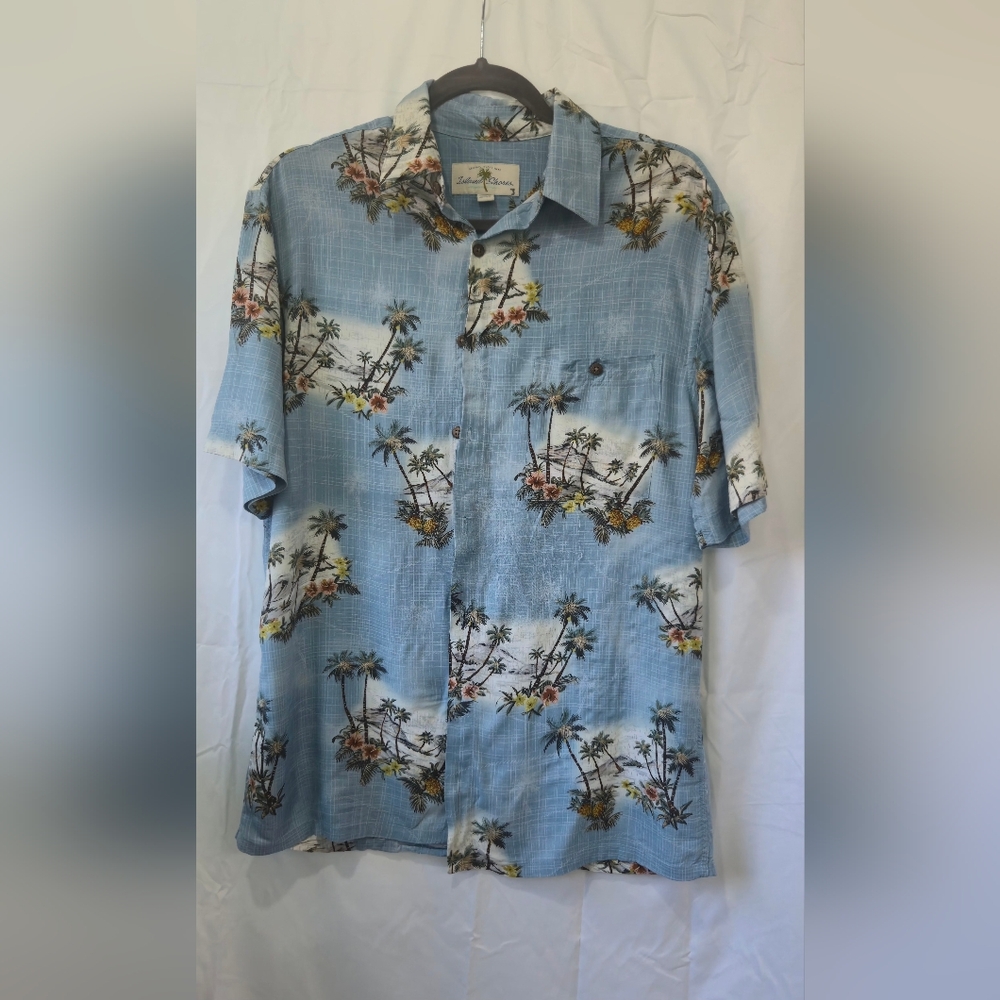 Tropical Palm Print Casual Shirt